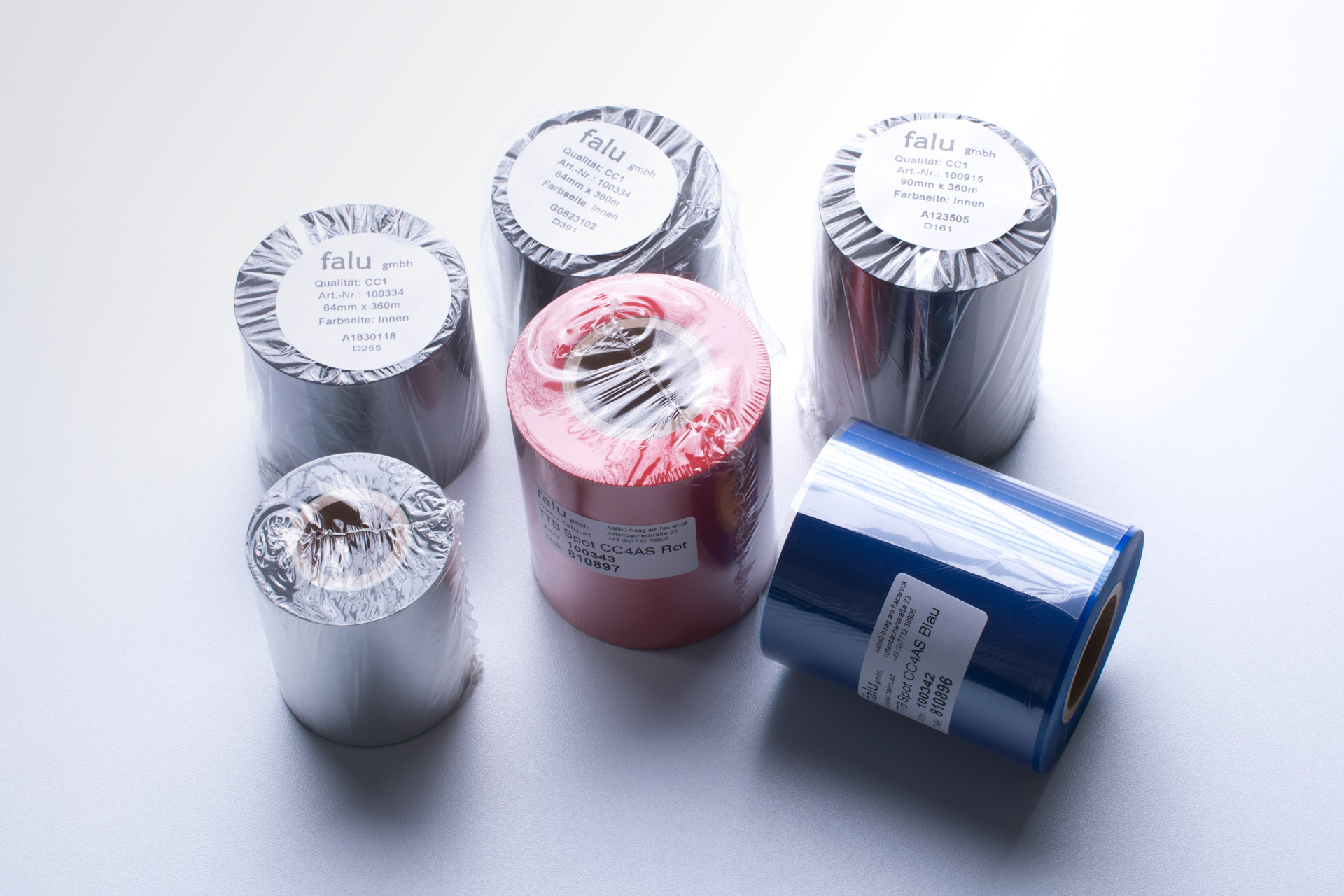 falu - Thermotransferbänder falu - Thermotransferbänder