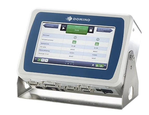 Domino Gx150i - Das Einsteigermodell für hochwertige Codes mit ein oder zwei Druckköpfe.