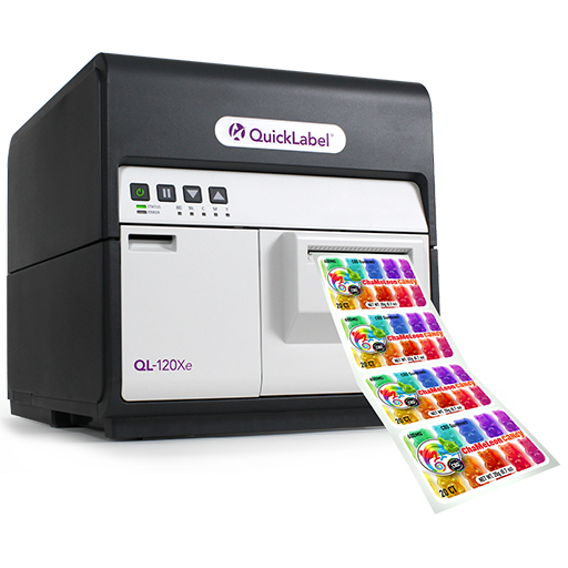 Quicklabel QL-120Xe - Farbetikettendrucker mit umfangreichem Leistungsspektrum zum günstigen Preis