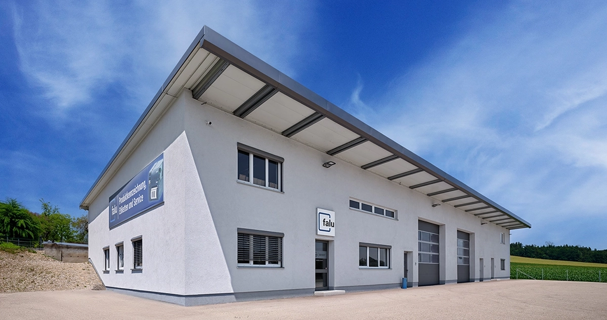 Aussenansicht Firma FALU GmbH in Gaspoltshofen